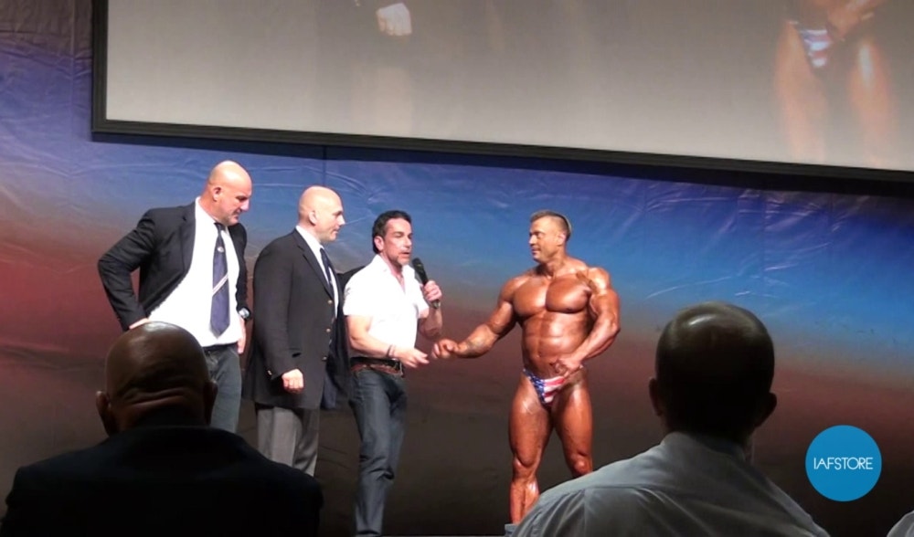 Thomas Benagli Special Guest Italienische IFBB-Meisterschaft 2014 Turin