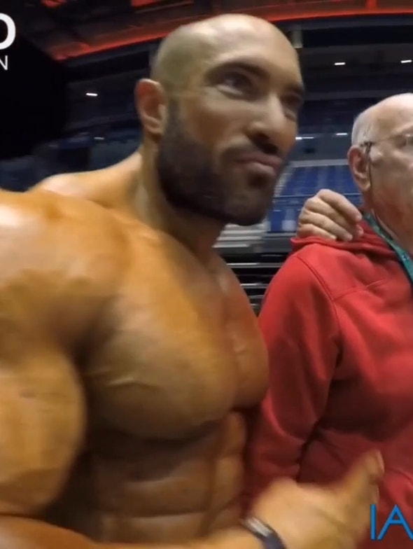 Backstage Olympia Amateur UK 2015 mit Fabio Petruio IFBB-Bodybuilding