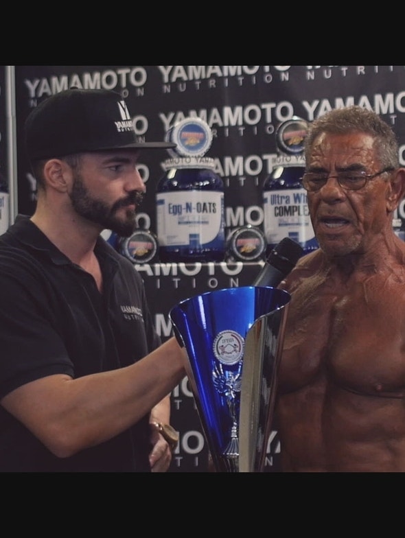 Interview mit Vincenzo Lotito IFBB-Cat-Bodybuilder. Over-70-Jahre