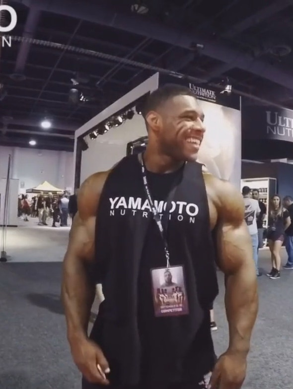 Mr. Olympia 2016 Backstage mit Nathan de Asha IFBB Pro