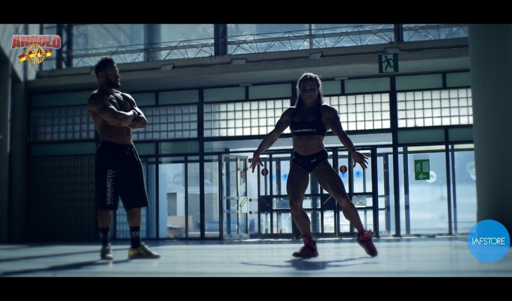 Woman vs Man: Silvia Matta und Emanuele Zanetti Yamamoto Nutrition Team bei der Arnold Classic Europe 2016