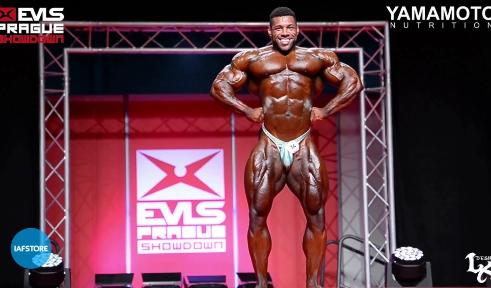IFBB Pro Nathan De Asha Ausstellung EVLS Prague Pro 2017