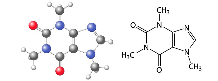 Caffeina formula chimica